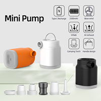 Pompe à air électrique USB Nexest pour lit gonflable, jouets, piscine, bateau avec lumière extérieure en plastique