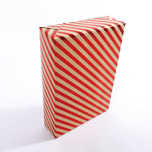 Wholesale Christmas Red <b>Wrapping</b> <b>Paper</b> with Hot Stamping 43*300 cm Gift <b>Wrapping</b> <b>Paper</b> Kraft <b>Paper</b> - Product Image 1