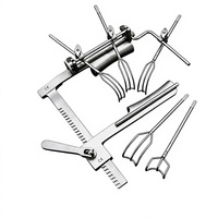 Rétracteur de valve mitrale Cooley Cosgrove, kit chirurgical cardiaque complet en acier inoxydable, ensemble d'instruments Numisma CE