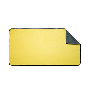 Serviette de lavage auto en microfibre double face, épaisse et absorbante, pour le nettoyage des voitures, sur mesure, couleur grise - Product Image 1