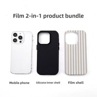 Coque de téléphone tout-en-un The Line Film à grandes ouvertures avec couverture intégrale, adaptée pour la coque anti-chute personnalisée de l'iPhone 16 Pro