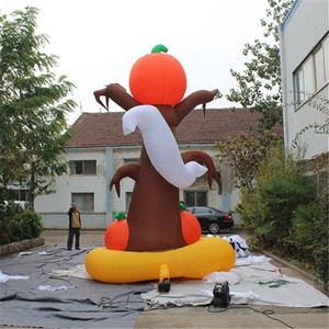 Decoración Inflable Iluminada para Halloween, Árbol Encantado con <span class=keywords><strong>Calabaza</strong></span> y Fantasma en Oferta - Product Image 4