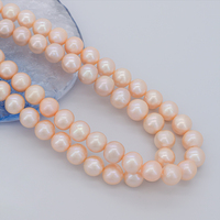 Perle Usine Prix De Gros AAAA 10-11mm Naturel D'eau Douce Vraies Perles Rondes Perles En Vrac pour La Fabrication De Bijoux
