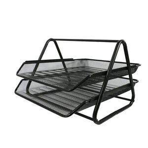 2025 New 5-Drawer Metal Desk Organizer with Sliding Trays for Holding Letters and Files for School Office Use - Product Image 1