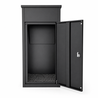 Boîte à colis autonome en métal verrouillable pour extérieur, armoire de livraison de colis étanche, boîte aux lettres résidentielle, supporte le logo personnalisé