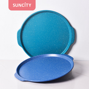 Suncity Pizza Pan 14 Inch Carbon Steel Round Baking Tray For Making Pizza - Product Image 4
