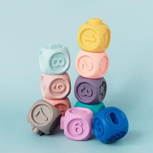 2023 Venta caliente NUEVOS bloques de goma para bebés y juguetes de construcción de modelos 0-12 <span class=keywords><strong>meses</strong></span> 2-<span class=keywords><strong>4</strong></span> años Juguete - Product Image 3