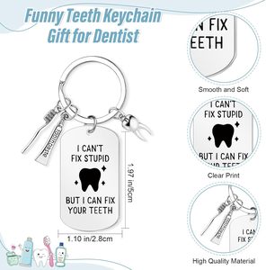 Regalos de dentista a granel para mujeres y hombres, regalos de dentista, <span class=keywords><strong>bolsa</strong></span> de maquillaje Dental, taza, llavero para gracias, compañero de <span class=keywords><strong>trabajo</strong></span> - Product Image 4