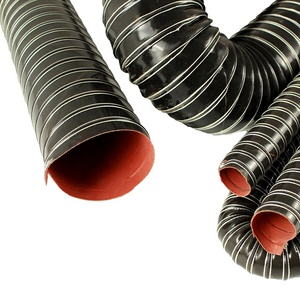 <span class=keywords><strong>Tuyau</strong></span> en silicone vulcanisé industriel à haute température Conduit <span class=keywords><strong>d</strong></span>'aération flexible ignifuge pour sécheur pour systèmes HVAC Pièces <span class=keywords><strong>d</strong></span>'échappement - Product Image 5