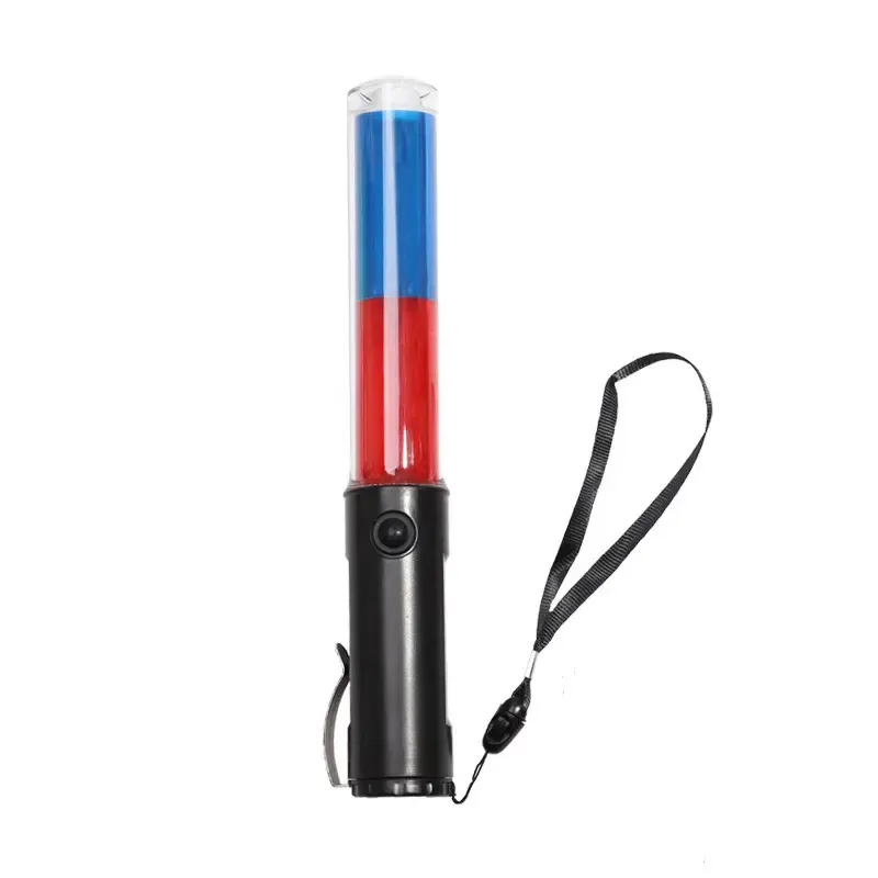 Outdoor Flashing LED 26cm Rechargeable Traffic Warning Road Safety Baton