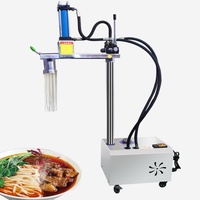 Machine à nouilles hydraulique pour restaurant, presse à pâtes électrique, machine à ramen automatique, machine à nouilles fraîches 220V haute performance