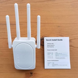 Lsun 7628zj10 băng tần kép 2.4G 5G 300Mbps tín hiệu mạnh mẽ không dây Wifi <span class=keywords><strong>Repeater</strong></span> Extender 32 người dùng 30m phạm vi kép 5dBi Antenna - Product Image 4