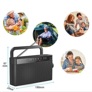 Factory OEM Portable AM FM Radio with Built in <b>Speaker</b> <b>USB</b> Rechargeable Handheld Stereo Radio for Home and Outdoor Activities - Product Image 4