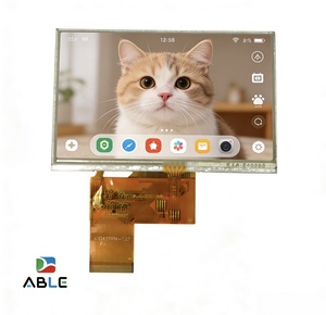 Module d'affichage LCD TFT HMI 4,3 pouces 480x272 IPS RGB 40 broches 500 cd/m² haute luminosité avec écran tactile résistif - Product Image 3