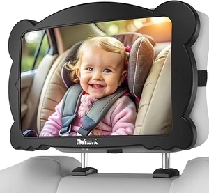 Espejo Retrovisor para Bebé en Asiento Orientado Hacia Atrás, Irrompible, Ajustable 360°, Visión Clara y Segura - Product Image 4