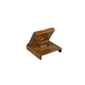 Caja de Regalo de Madera Rectangular Plegable Hecha a Mano con Grabado Láser, Modelo DS DSG-1008, Personalizada al por Mayor, de Nogal y MDF, para Medallas y Monedas - Product Image 1