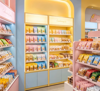 Vitrine de présentation Nakajima pour bijoux créatifs et tendance, idéale pour les magasins de snacks haut de gamme et les animaleries