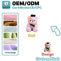 Fabricante Mayorista, MOQ Bajo, Peluches Personalizados, Adorables Osos de Peluche de Graduación con Sombrero y Ropa, OEM, ODM, CPC, CE