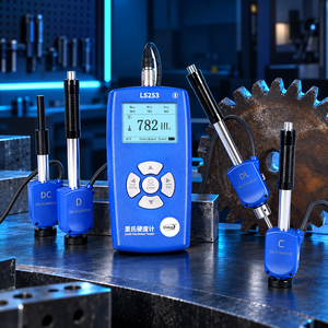 Portable LS253 Digital Metal Durometer with Bluetooth App and 7 Hardness Scale Conversion - Product Image 1