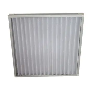 Venta al por mayor Industrial aire acondicionado G4 Hepa Panel plisado filtros de aire MERV 13 filtro primario equipo de limpieza