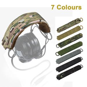 Housse de casque modulaire en nylon pour extérieur, compatible avec les protège-oreilles tactiques universels et les casques de chasse Molle - Product Image 2