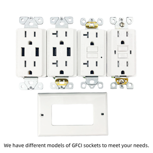 LD-3008A-S New Arrival 15A 125V gfci Duplex tường receptacle với TR tự kiểm tra NEMA 5-15r chúng tôi ổ cắm Mỹ Ổ cắm ổ cắm - Product Image 5