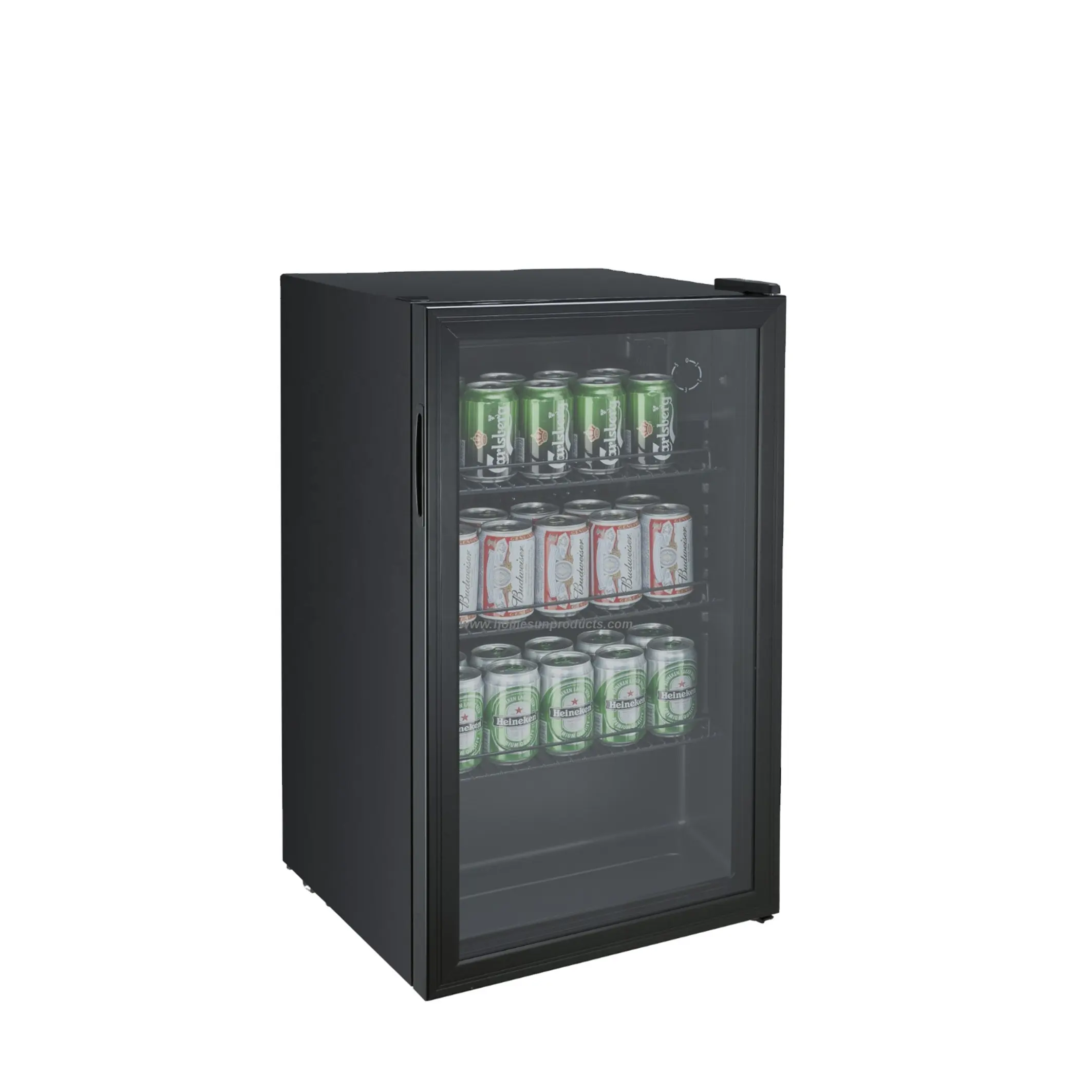 OEM mini kühlschrank 85 liter smart mini bar für hotel, mini kühlschrank 85 liter glas tür