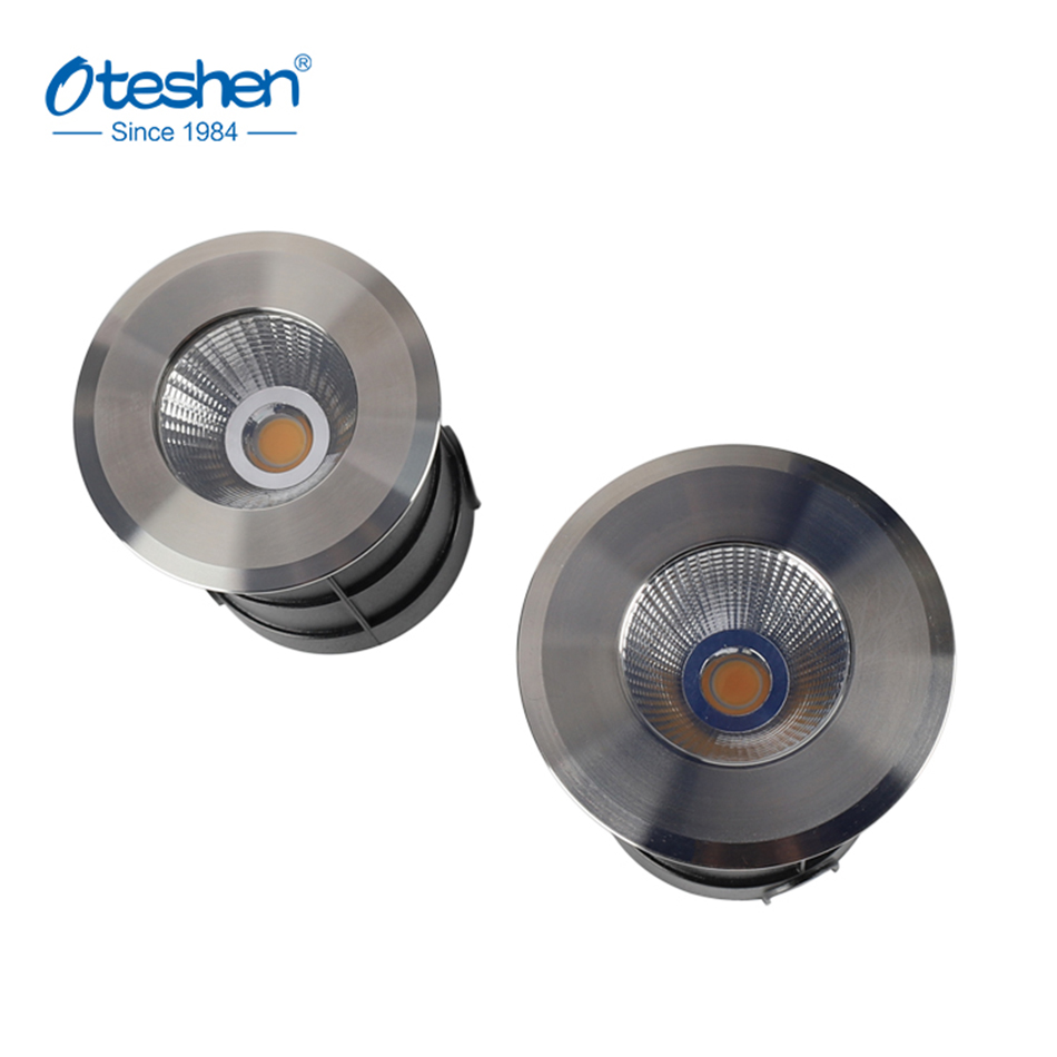 factory manufacturing 6w stainless steel outdoor underground lighting garden round led in-ground floor recessed light