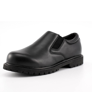 Chaussures habillées classiques en cuir pleine fleur unisexe DFD0801, pointures 36-48, noires, pour hommes, avec semelle Goodyear, personnalisables, pour le bureau et le chef de cuisine - Product Image 1