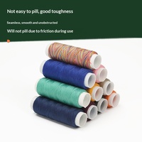 Fil à coudre en polyester multicolore, petit rouleau, moderne, pour la maison, bricolage, fabrication artisanale, accessoires, aiguille