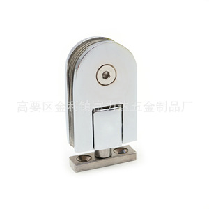 Stainless Steel Glass <b>Door</b> Clamp F-2016 <b>Mirror</b> Light Non Detachable <b>Door</b> Mount For Glass Display Case <b>Doors</b> - Product Image 4