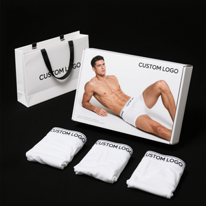 Slip Boxer da <span class=keywords><strong>Uomo</strong></span> all'Ingrosso in Cotone Spandex, Boxer da <span class=keywords><strong>Uomo</strong></span> Senza Cuciture, Asciugatura Rapida, Modello Fitness, <span class=keywords><strong>Intimo</strong></span> Maschile - Product Image 1