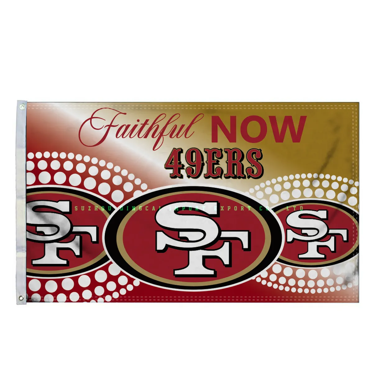 Fournisseurs les mieux classés 3x5 FT San Francisco 49ers Forever Faithful Banner