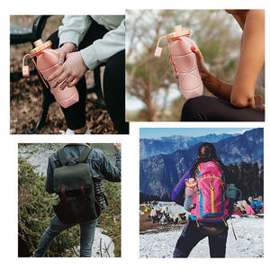 Silicone Pliant Tasse À Eau Portable Télescopique Sports De Plein Air Moderne En Plein Air 600ml Grande Capacité Vélo Portable Voyage Eau - Product Image 4