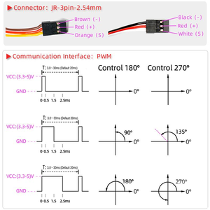 Motor Digital Dsservo BLS3235 a Prueba de Agua con Engranaje Metálico de 35 KG, Alto Torque, Sin Escobillas, para Piezas de RC 1/8 1/10 - Product Image 5