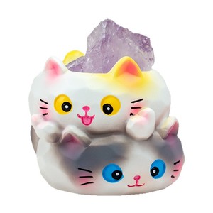 Yu Mo Craft MeowFun - Caja Sorpresa con Figuras de Cristal, 6 Piezas, Adorno de Gato Aleatorio, Regalo para Niños de 8 a 13 Años - Product Image 5