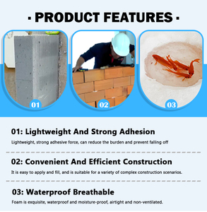Construction Foaming Glue Polyurethane Foam <b>Sealing</b> Adhesive for <b>Window</b> Wooden Door Installation Air Conditioning Holes <b>Sealing</b> - Product Image 3