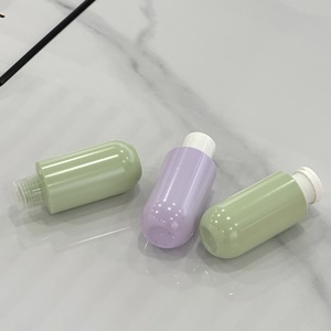 DISPONIBILE - MOQ BASSO - Flacone cosmetico in PET da 120ml/250ml, corto e robusto, vuoto, per lozione <span class=keywords><strong>corpo</strong></span>/siero, con tappo flip-top - Vendita all'ingrosso 24/410 - Product Image 5