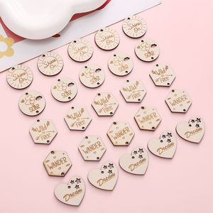 بطاقات خشبية مخصصة لتسجيل مراحل نمو الطفل مع نقش بالليزر وتصميم عائلي محبب لعام <span class=keywords><strong>2026</strong></span> - Product Image 2