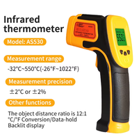 Thermomètre infrarouge de haute qualité en gros, communication USB, OEM/ODM, indice IP65, écran OLED pour la mesure de la température