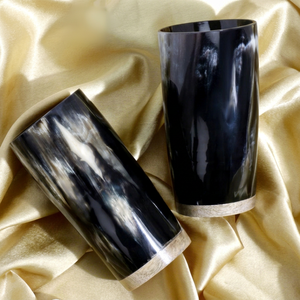 Gobelet à boire artisanal en corne de buffle naturelle, tasse à bière, gobelet en corne de Viking, verre écologique pour boissons - Product Image 1