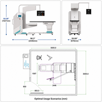 Scanner CT pour clinique vétérinaire, équipement d'imagerie vétérinaire, machine de numérisation 3D numérique pour usage en clinique vétérinaire pour chiens et chats, unité CT vétérinaire mobile