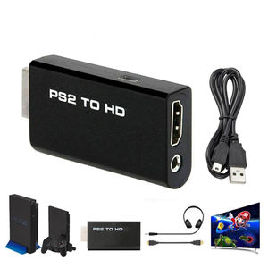 Convertidor de Audio y Video Compatible con <span class=keywords><strong>PS2</strong></span> a <span class=keywords><strong>HDMI</strong></span> 480i/480p/576i con Salida de Audio de 3.5 mm, Compatible con Todos los Modos de Pantalla HD de <span class=keywords><strong>PS2</strong></span>, Negro - Product Image 3