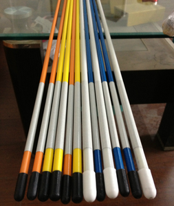 TOPFRP FRP Fiberglass Rod Driveway Marker with Laser Reflective Tape Pultrusion Technique Smooth Surface 1/4" 5/16" 3/8" - Product Image 1