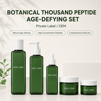 Kit Anti-Âge aux Peptides Botaniques Marque Blanche OEM – Formule Personnalisée Raffermissante et Réparatrice pour Peaux Matures