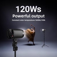 Nouvelle lampe flash externe Q120 à batterie lithium pour appareils photo reflex numériques, synchronisation TTL haute vitesse, éclairage photographique portable, lumière d'appoint extérieure