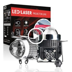 Nouveau Xenplus 2025 – Lentille de projecteur antibrouillard universelle Bi-LED, phare antibrouillard LED 140W 25000lm 6500K H4 H7, lumière de voiture LED bicolore - Product Image 1