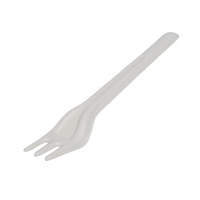 Fourchette en papier jetable écologique Couverts à bagasse