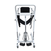 Lève-personne hydraulique pour patients, dispositif de levage portable pour personnes handicapées, pour un transfert sécurisé des personnes âgées du lit au fauteuil roulant, à la toilette