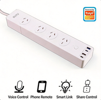 Multiprise intelligente Wi-Fi AU PD 30W 2400W 4 prises USB-C pour usage industriel et hospitalier